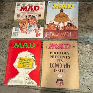 Vintage Mad magazine.  Priced per magazine